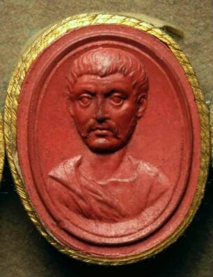 Brustbildnis eines Mannes (Daktyliothek, Das Alterthum nach Lippert und Visconti)