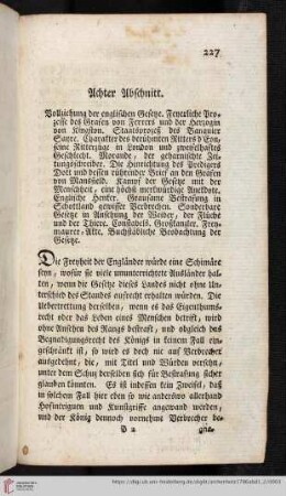 Achter Abschnitt