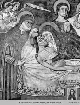 Freskenzyklus mit biblischen Szenen : Beweinung Christi