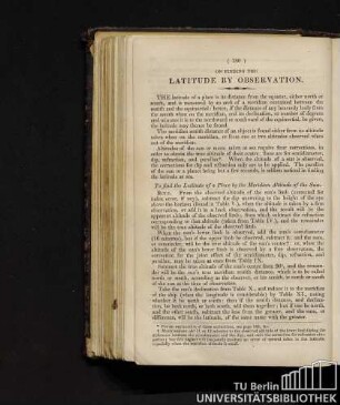 On finding the latitude by observation.