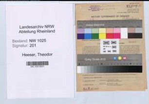 Entnazifizierung Theodor Heeser , geb. 09.09.1893 (Versicherungsangestellter)