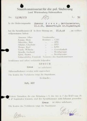Kraus, Theodor