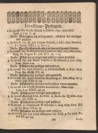 Investitur-Predigten