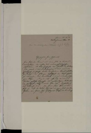 Brief von Bernhard Braubach, vermutlich an den Sekretär der phil.-hist. Klasse der Göttinger Gesellschaft der Wissenschaften (Edward Schröder), Bonn, 30.12.1921