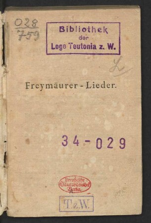 Freymäurer-Lieder