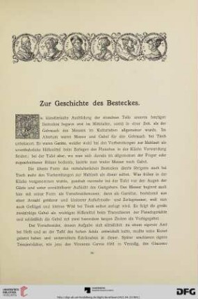 Zur Geschichte des Bestecks