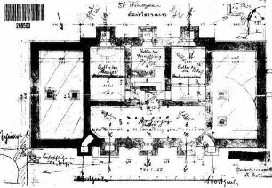 Giengen (Brenz): Empfangsgebäude Grundriß Souterrain