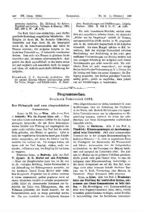Programmschau : Deutsch-Österreich 1893