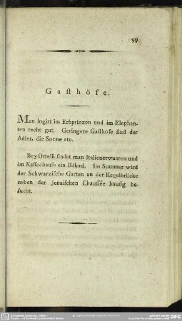 Gasthöfe