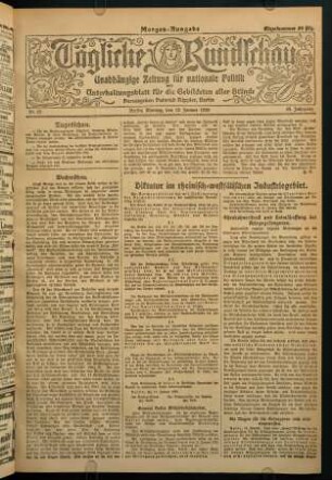 12. Januar (Nr. 20-21)