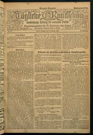 12. Januar (Nr. 20-21)