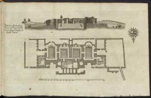 Plan der altrömischen Bäder zu Badenweiler in der obern Markgrafschaft Baden.