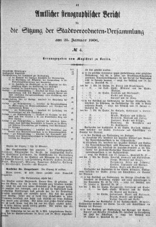 No. 4, 25. Januar 1906