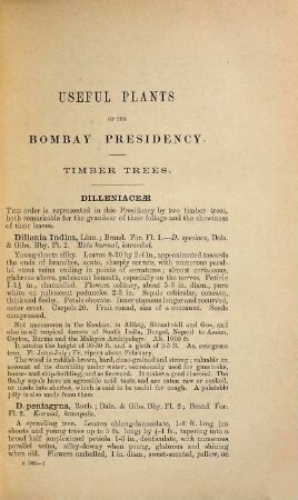 Gazetteer of the Bombay Presidency : Under Government Orders, Volume XXV.. Botany