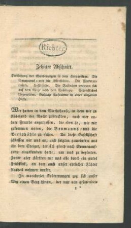 Zehnter Abschnitt.