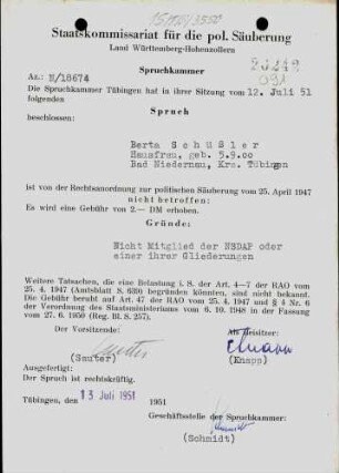 Schüßler, Berta