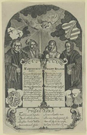 Gedenkblatt zur Jubelfeier der Reformation