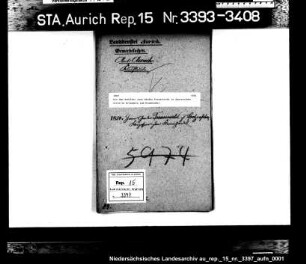 Die dem Schiffer Jann Gerdes Trauernicht in Spetzerfehn erteilte Erlaubnis zum Kramhandel