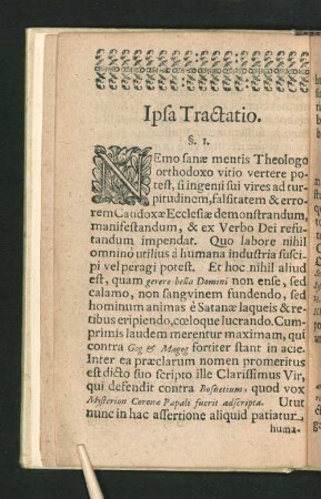 Ipsa Tractatio.