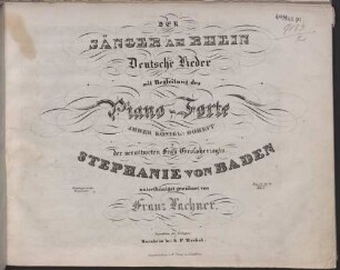 Der Sänger am Rhein : dt. Lieder mit Begl. d. Piano-Forte ; (op. 59)