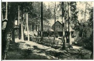 Schwarzenberg. Köhlerhütte am Fürstenbrunn
