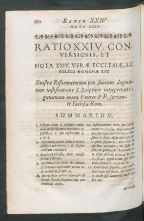 Ratio XXIV. Conversionis, Et Nota XXIV. ...
