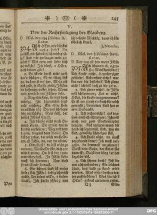 V. Von der Rechtfertigung des Glaubens.
