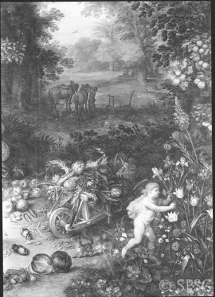 Bruegel, Jan  / Balen, Hendrik van: Wasser und Erde - Thetis und Ceres, Detail, GK I 7760.