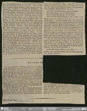 Allgemeine Literatur-Zeitung, Nr. 382, vom 15.12.1798 (Fragment), Jena
