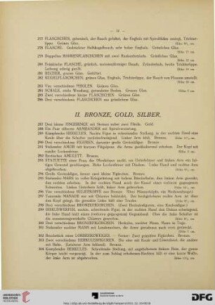 II. Bronze, Gold, Silber (Nr. 287-381)