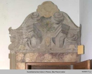 Landschaftsveduten und Architekturornament