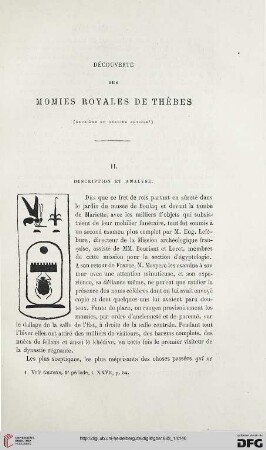 2. Pér. 27.1883: Découverte des momies royales de Thèbes, 2