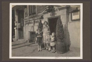 Ansichtskarte Eingang des Auerbach-Kellers an der Gitschiner Straße