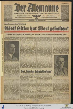 Nr. 1-30 (Januar 1937)