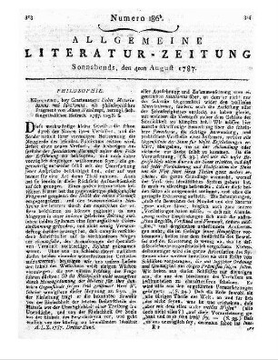 Pereboom, N. E.: Materia vegetabilis, systemati plantarum, praesertim Philosophiae Botanicae inferviens. Leiden: Luchtmans 1787