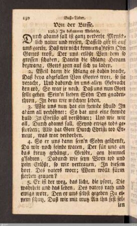 Buß-Lieder.