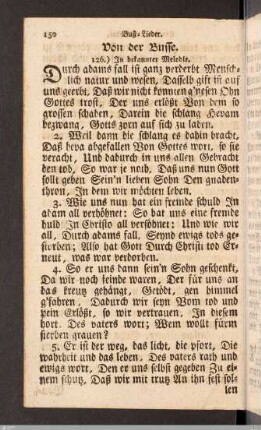 Buß-Lieder.
