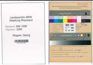Entnazifizierung Georg Wagner , geb. 03.03.1910 (Angestellter)