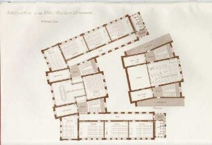 Strieder, Wilhelm. Schulhaus Karl-Wilhelm-Straße. (jetzt: Heinrich-Meidinger-Schule)