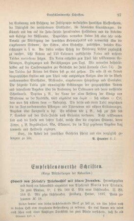 97-108 Empfehlenswerthe Schriften