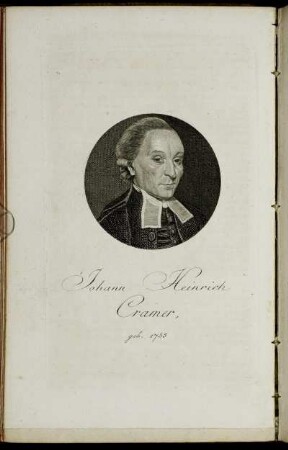 Johann Heinrich Cramer. - D. Johann David Schöpf.