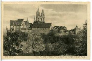 Meißen. Albrechtsburg u. Dom vom Schottenberg