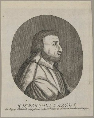 Bildnis des Hieronymus Tragus