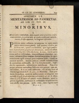 653-663, 60. De Minoribus