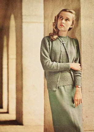 Modeaufnahme, Modell College Girl, Tearsheet (Mademoiselle)