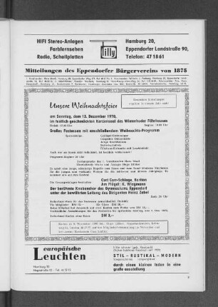Unsere Weihnachtsfeier