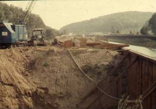 Esslingen, Neckarkanal unterhalb des Kraftwerks