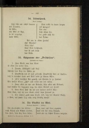 56. Die Eitelkeit der Welt.