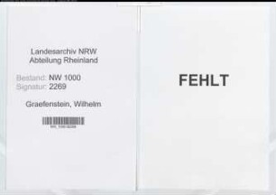 Entnazifizierung Wilhelm Graefenstein, geb. 10.08.1919 (Arzt)