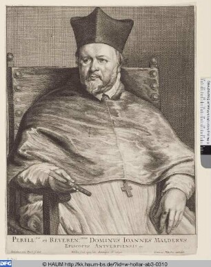 Johannes Malderus, Bischof v. Antwerpen